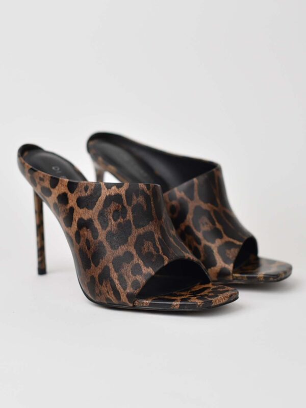 Leopard Print Statement Heels J0-23