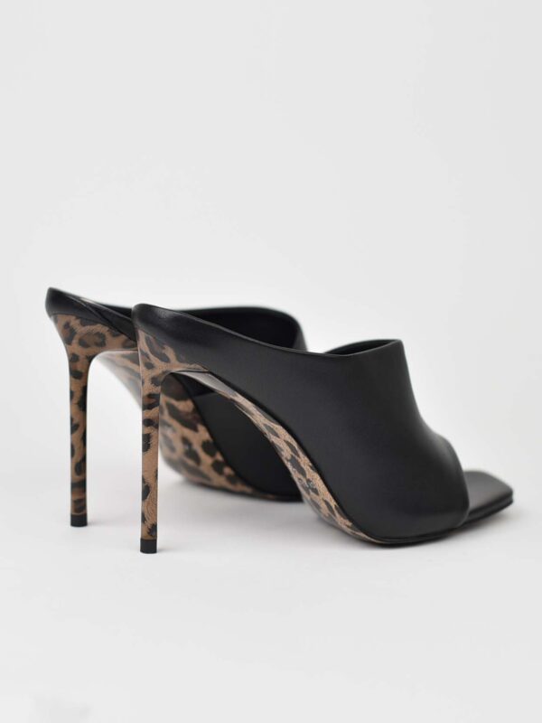 Classic Black Leopard Heels J0-22