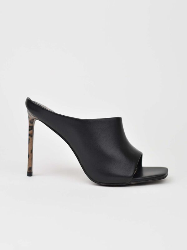 Classic Black Leopard Heels J0-22