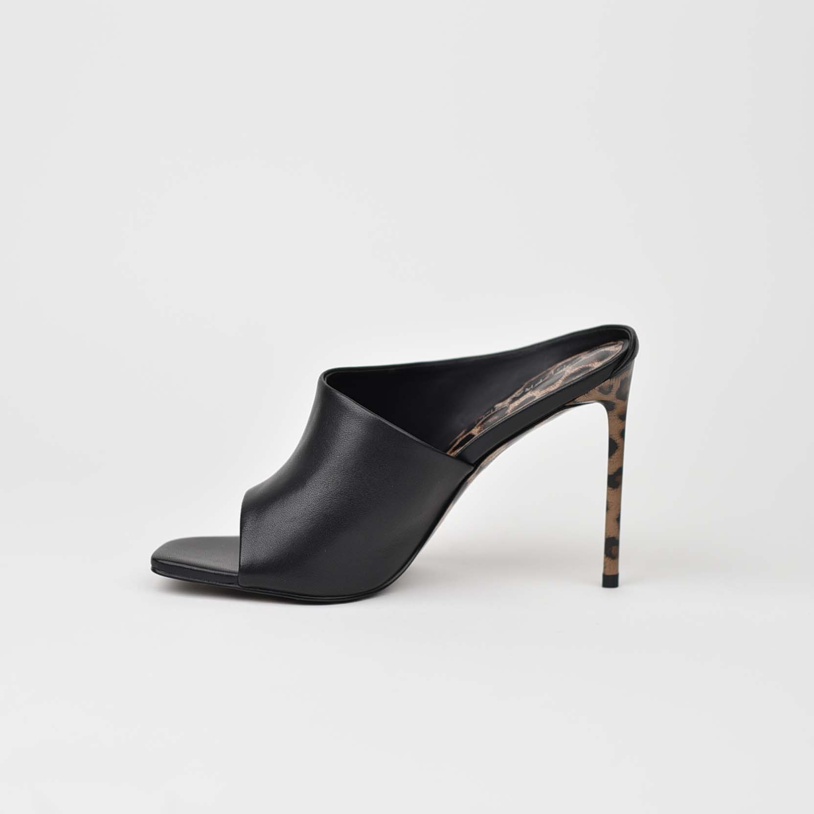 Classic Black Leopard Heels J0-22 - Image 6