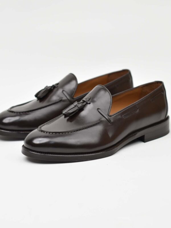 Tassel Loafer – Dark Brown Patina 40-03K
