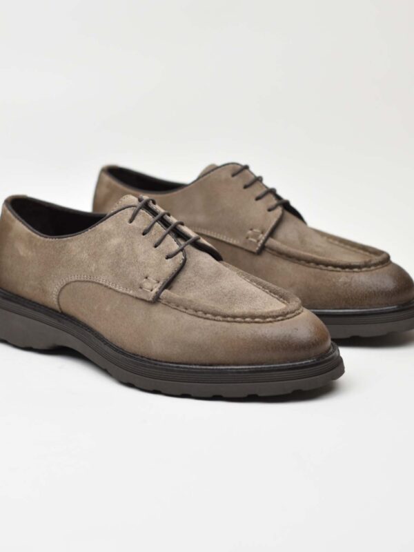 Suede Derby-Taube 40-44BE