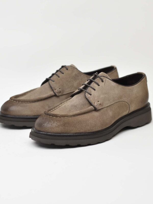 Suede Derby-Taube 40-44BE