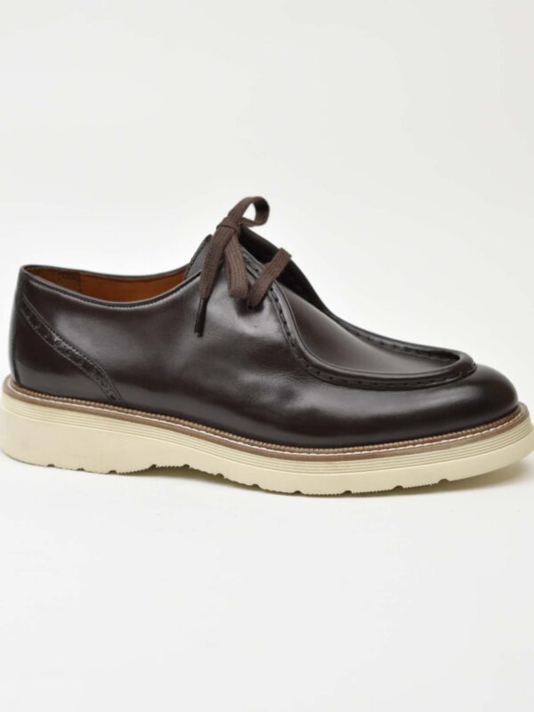 Moc Toe Derby -Brown Cream Sole 266-06K