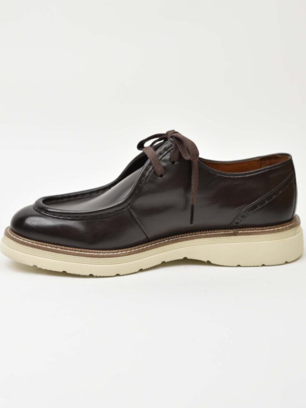 Moc Toe Derby -Brown Cream Sole 266-06K