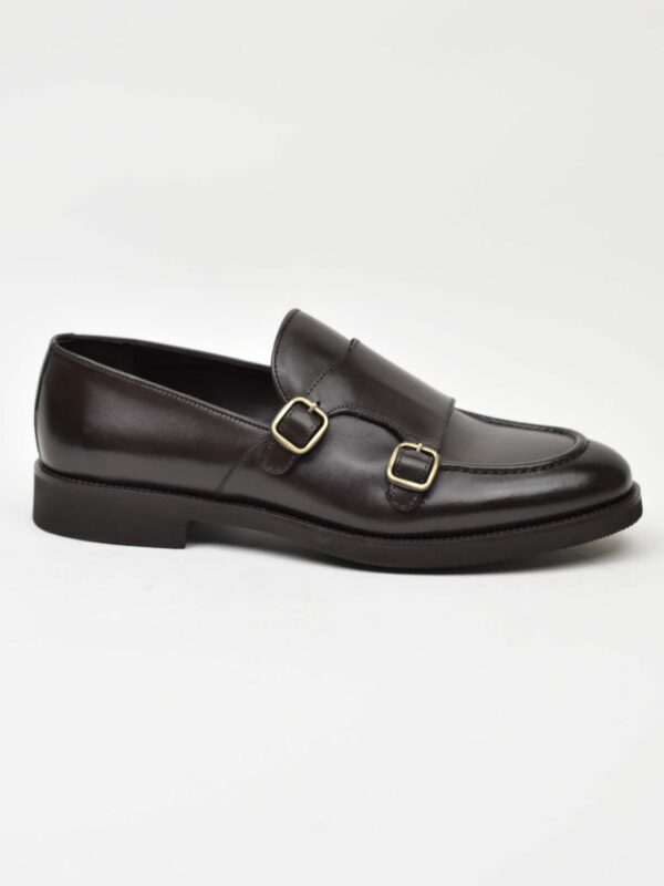 Double Monk Strap-Brown 138-03K
