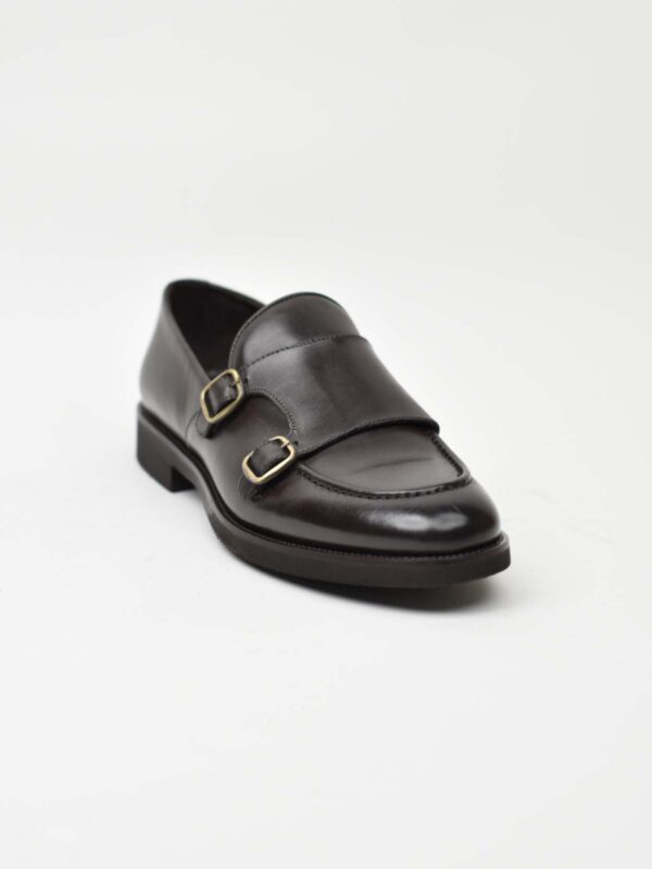 Double Monk Strap-Brown 138-03K