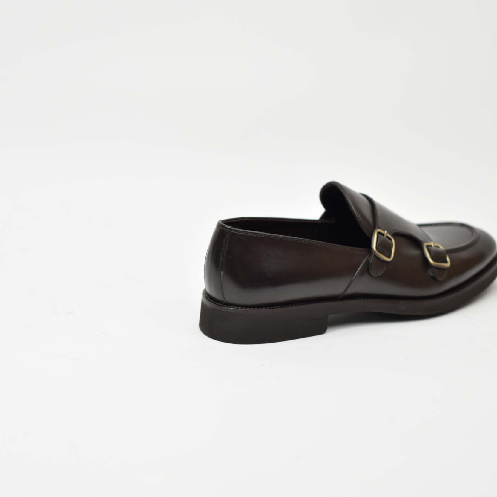 Double Monk Strap-Brown 138-03K - Image 7